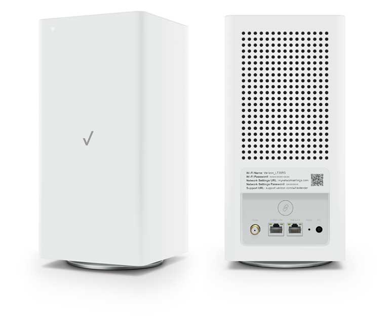 verizon wifi extender front and back